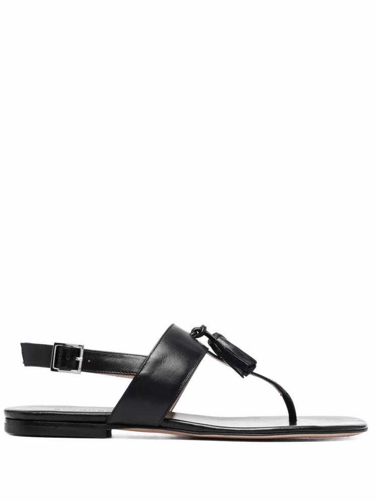 Scarosso Emma tassel-detail sandals - Black Cover