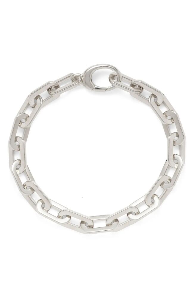 Lady Grey Octagon Chain Bracelet in Silver Cover