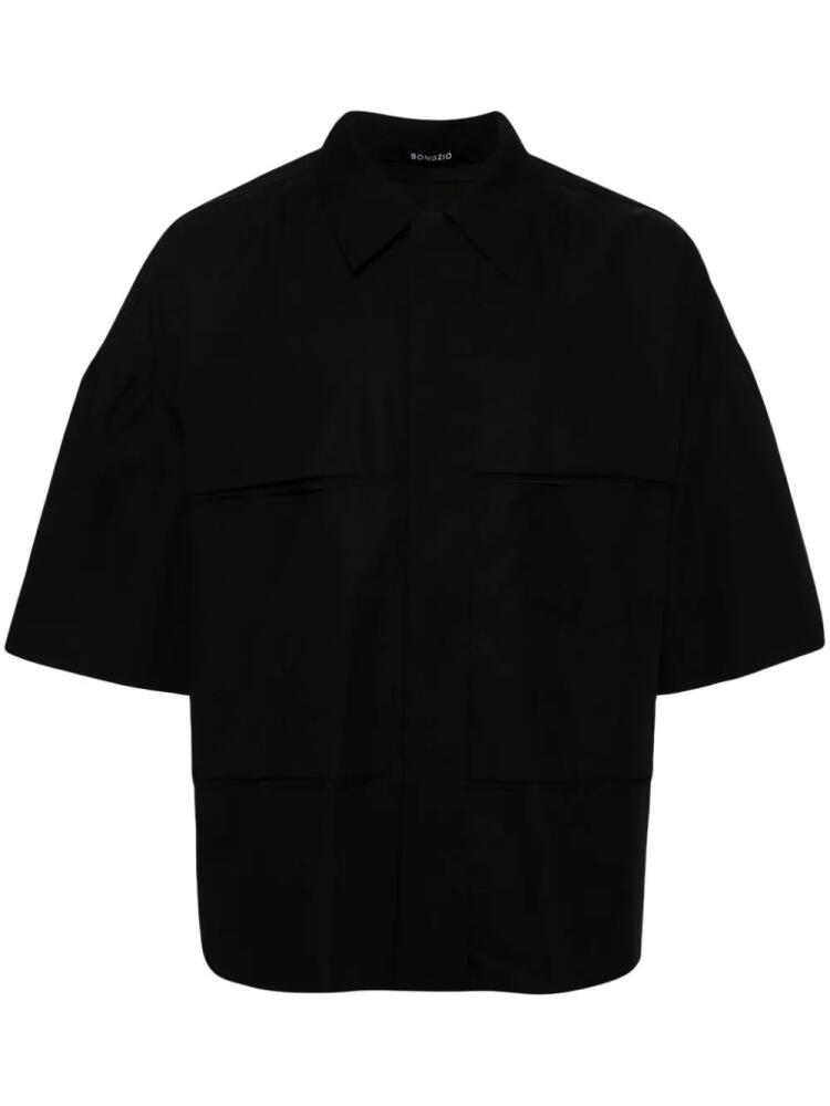 SONGZIO short-sleeve cotton shirt - Black Cover