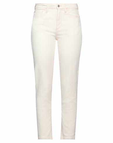 Guess Woman Jeans Cream Cotton, Elastane Cover