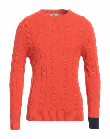 Mqj Man Sweater Orange Polyamide, Wool, Viscose, Cashmere Cover