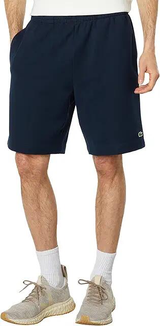 Lacoste Essentials Cotton Blend Shorts (Navy Blue) Men's Clothing Cover