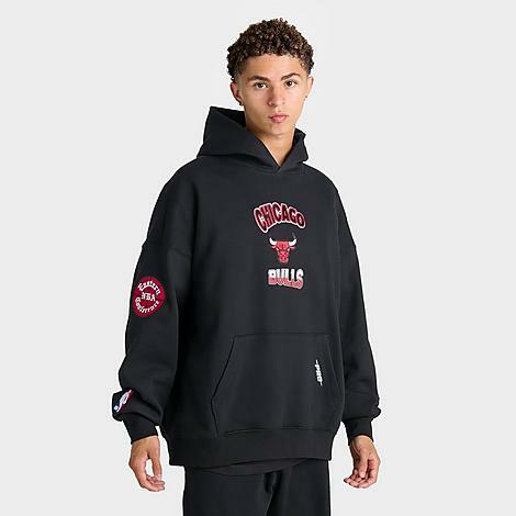 Pro Standard Men's Chicago Bulls NBA Turn It Up Hoodie in Black/Black Cover