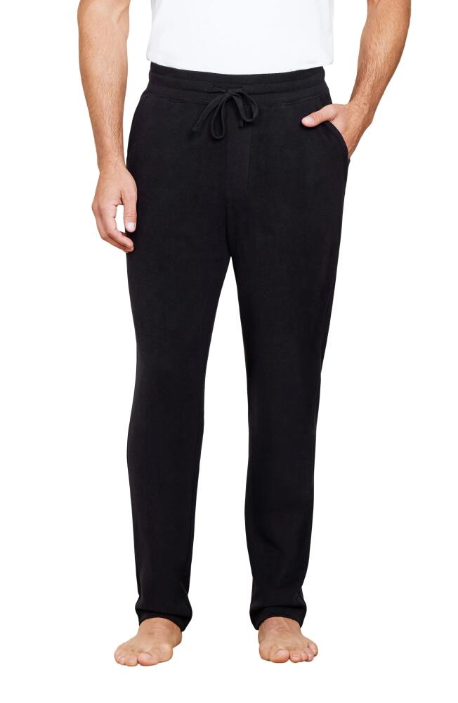 barefoot dreams Malibu Collection® Brushed Fleece Lounge Joggers in Black Cover