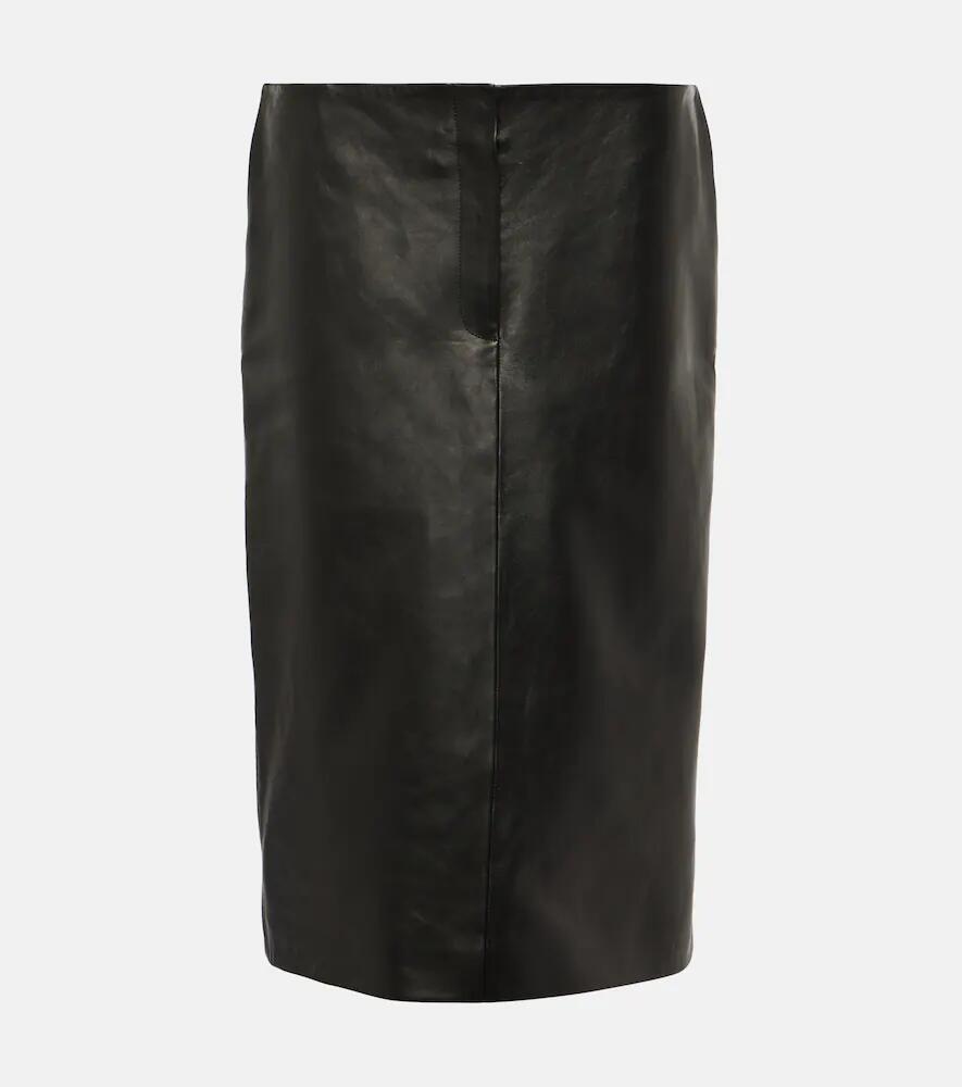 Magda Butrym Leather midi skirt Cover