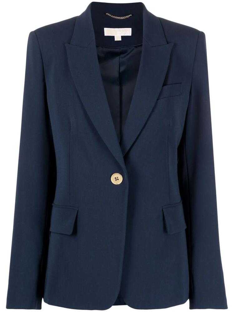 Michael Michael Kors tailored double crêpe blazer - Blue Cover