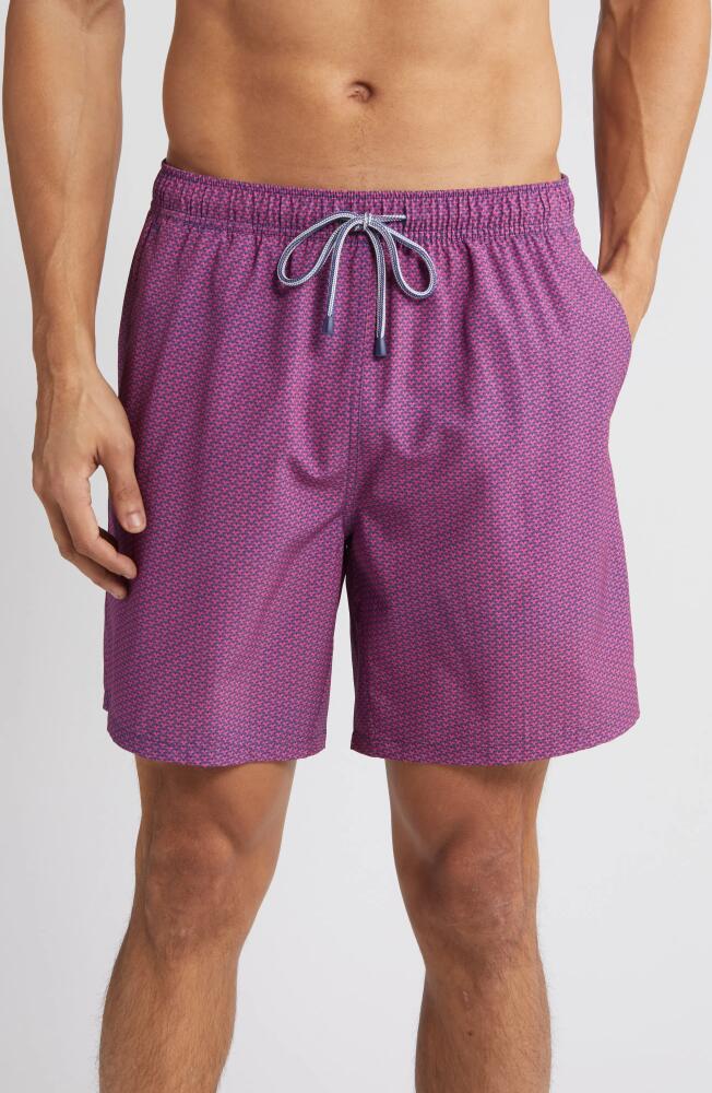 Peter Millar Mcbee Swim Trunks in Pink Ruby Cover