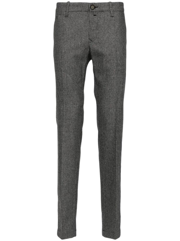 Jacob Cohën dogtooth-pattern trousers - Grey Cover