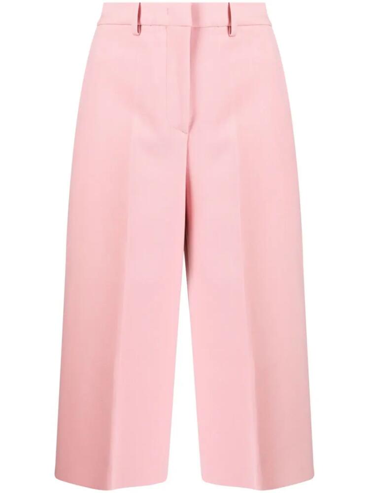 MSGM high-rise cropped trousers - Pink Cover