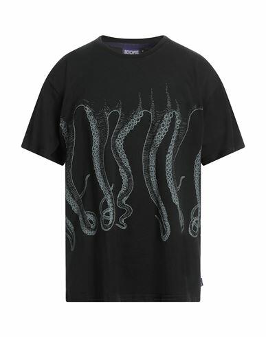 Octopus Man T-shirt Black Cotton Cover