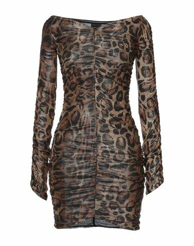 Marc Ellis Woman Mini dress Khaki Polyester Cover