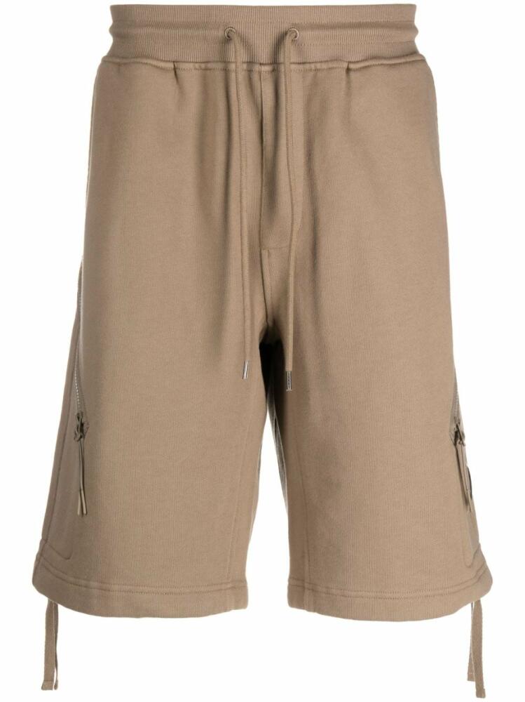 C.P. Company straight-leg track shorts - Brown Cover