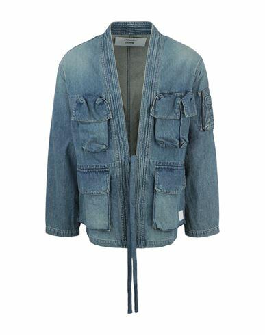 Ambush Kimono Denim Jacket Man Jacket Blue Cotton Cover