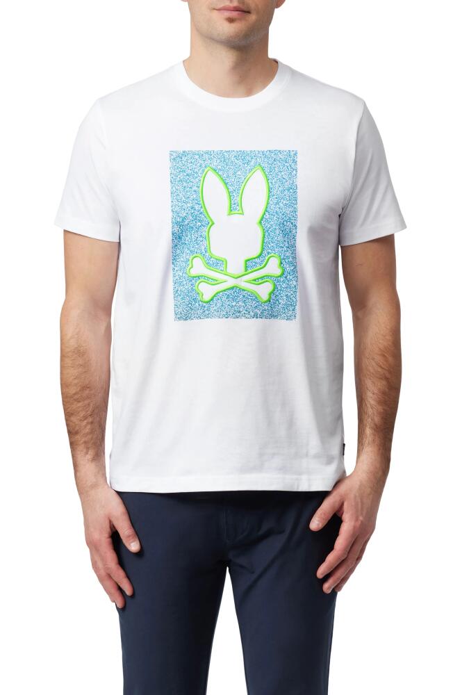 Psycho Bunny Livingston Cotton Graphic T-Shirt in White Cover