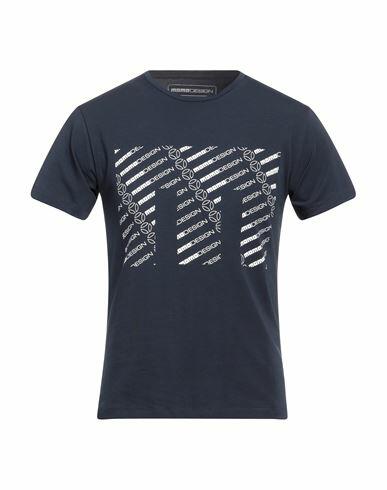 Momo Design Man T-shirt Midnight blue Cotton, Elastane Cover