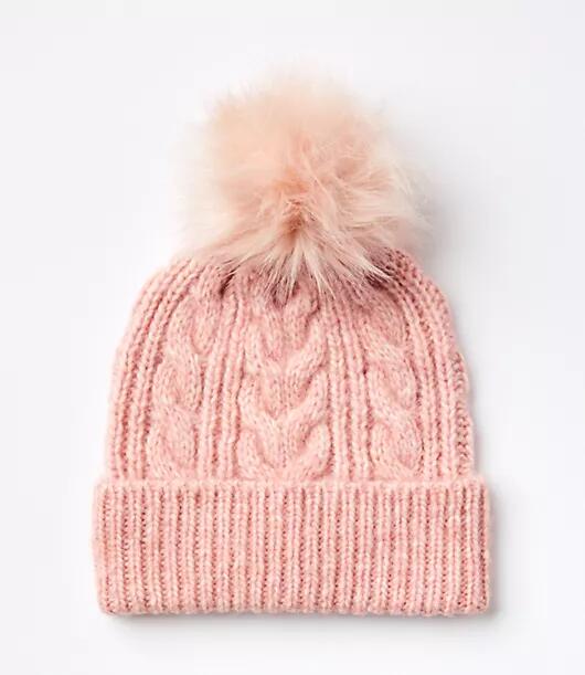 Loft Cable Pom Pom Beanie Cover