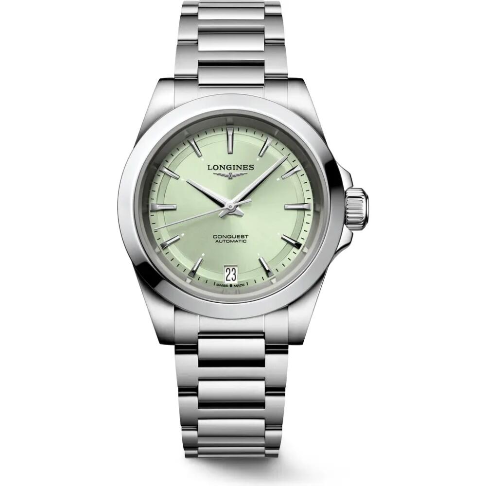 Longines Conquest Automatic Bracelet Watch, 34mm in Green Cover