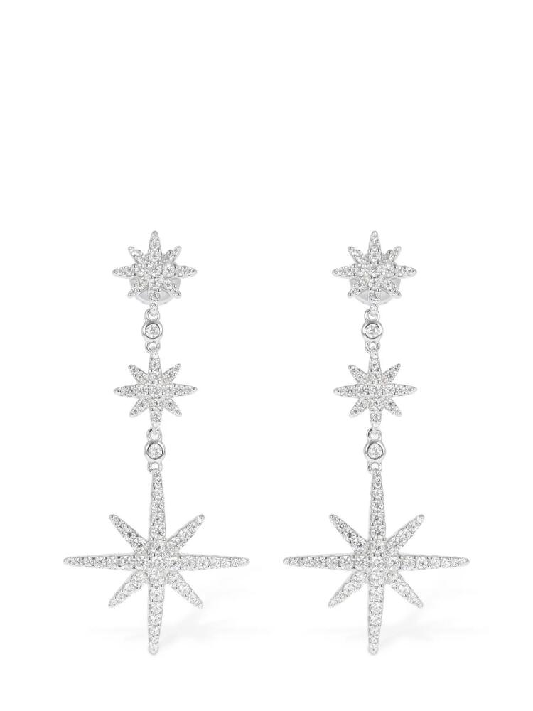 APM MONACO Triple Meteorites Crystal Drop Earrings Cover