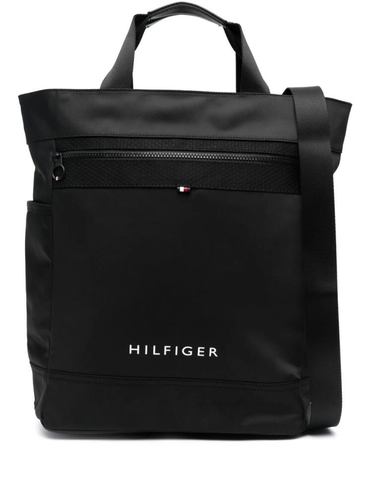 Tommy Hilfiger Skyline logo-print tote bag - Black Cover