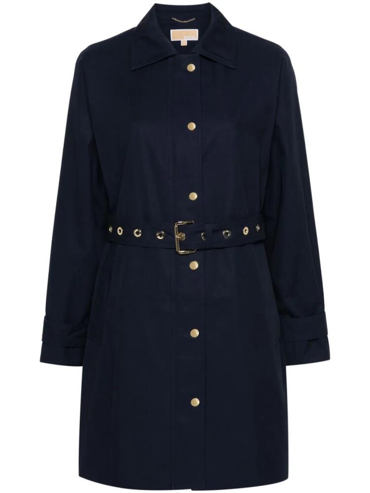 Michael Michael Kors mid-length trench coat - Blue Cover