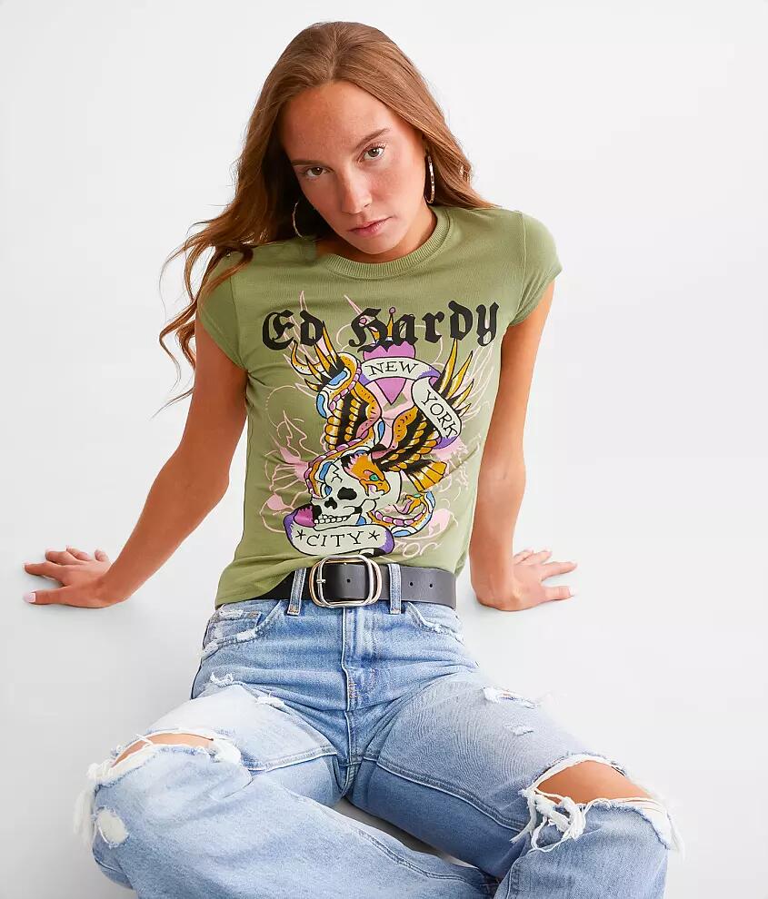 Ed Hardy NYC Skull T-Shirt Cover