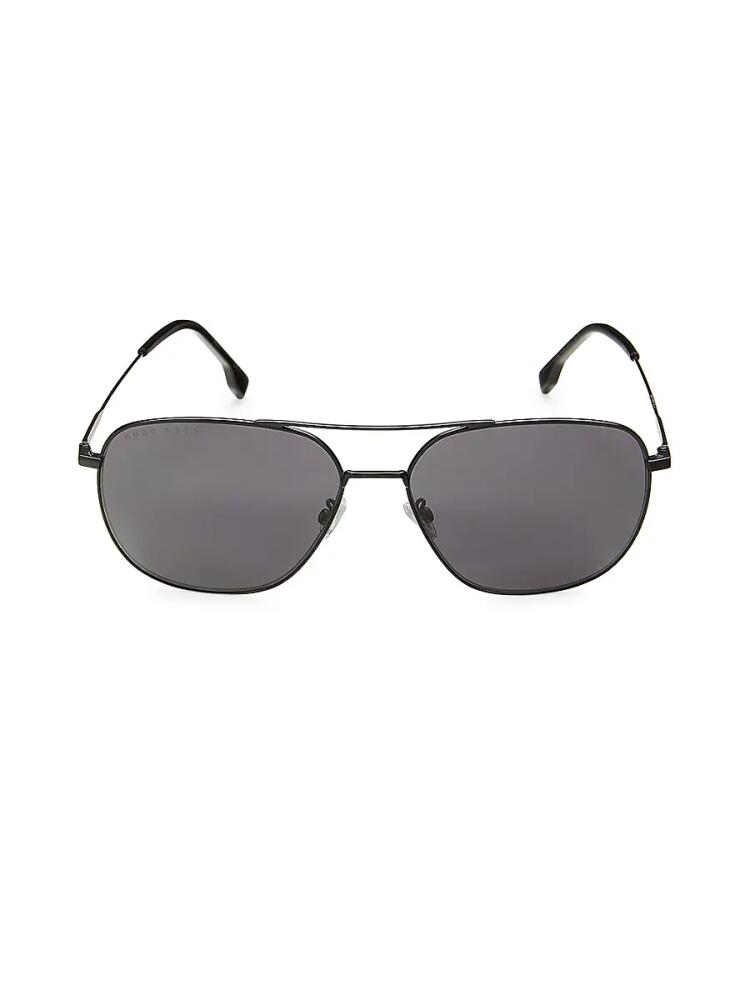 BOSS Women's 62MM Pilot Sunglasses - Grey Cover