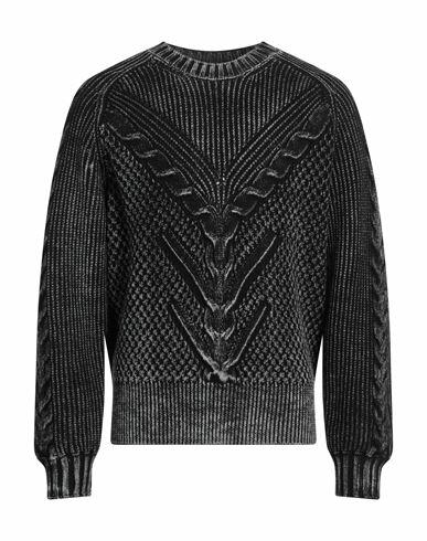 Neil Barrett Man Sweater Black Virgin Wool Cover