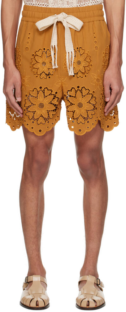 CMMN SWDN Orange Jaime Shorts Cover