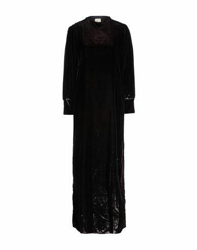 L' Autre Chose Woman Maxi dress Dark brown Polyester Cover