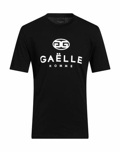 Gaëlle Paris Man T-shirt Black Cotton Cover