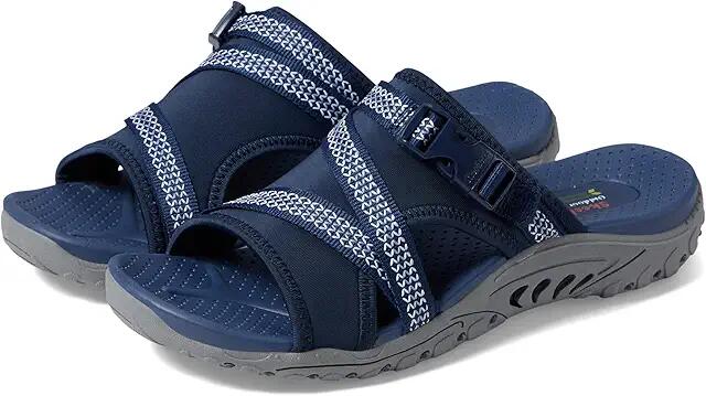 SKECHERS Reggae - Slide Thru (Navy) Women's Shoes Cover