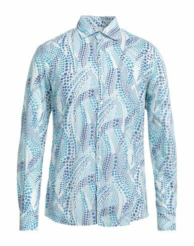 Primo Emporio Man Shirt Azure Cotton Cover