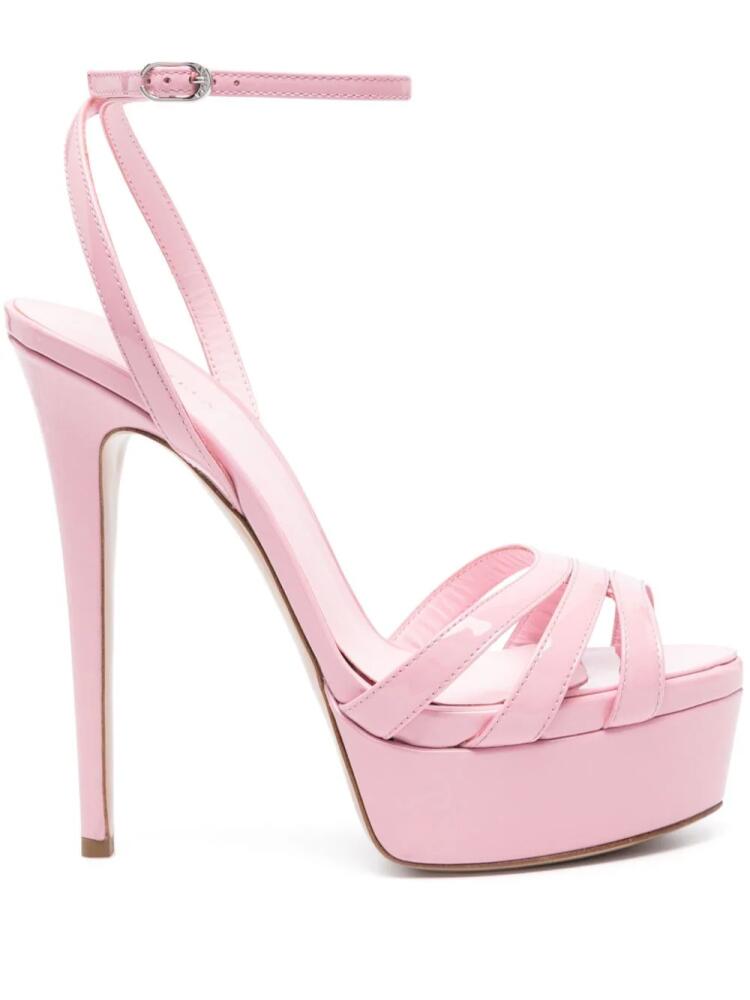 Le Silla Lola 140mm platform sandals - Pink Cover