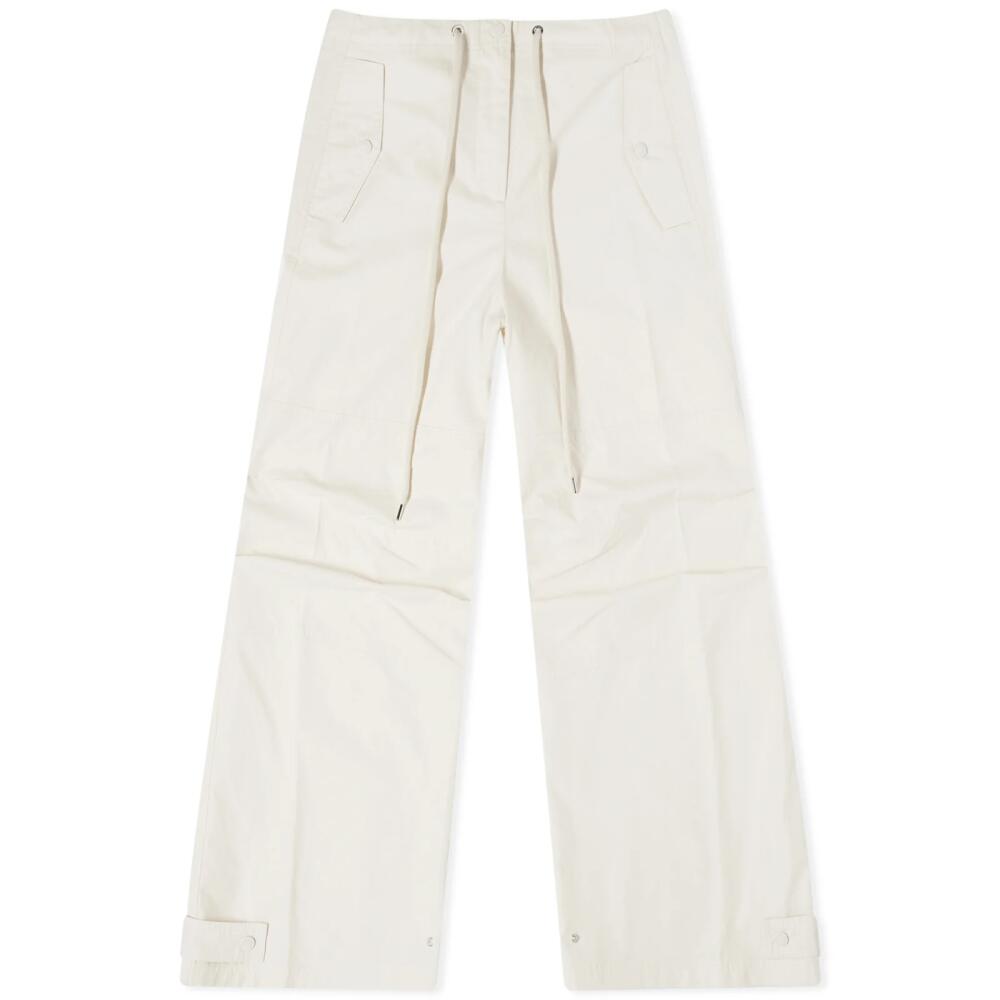 Moncler Women's Cargo Pants in White Cover