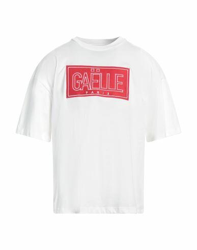 Gaëlle Paris Man T-shirt Off white Cotton Cover