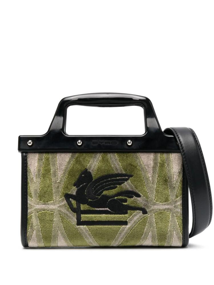 ETRO patterned jacquard belt bag - Green Cover