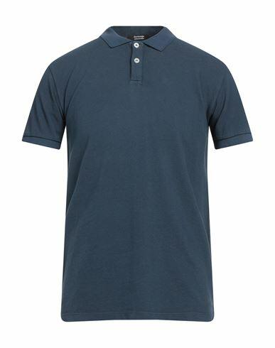 Bomboogie Man Polo shirt Midnight blue Cotton Cover