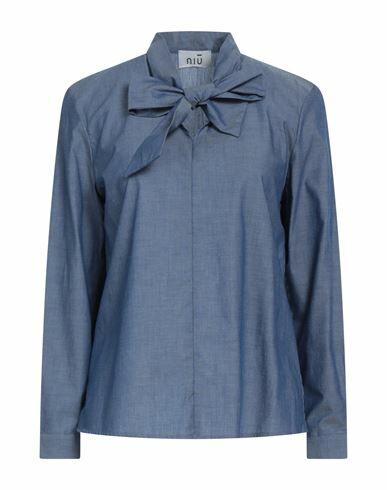 Niū Woman Top Light blue Cotton Cover