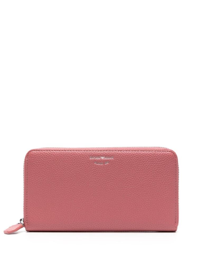 Emporio Armani MyEA deer-print wallet - Pink Cover