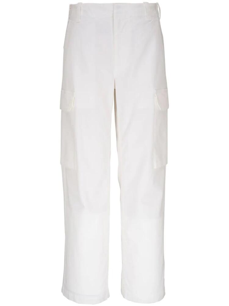 Nili Lotan Leofred cotton cargo trousers - White Cover