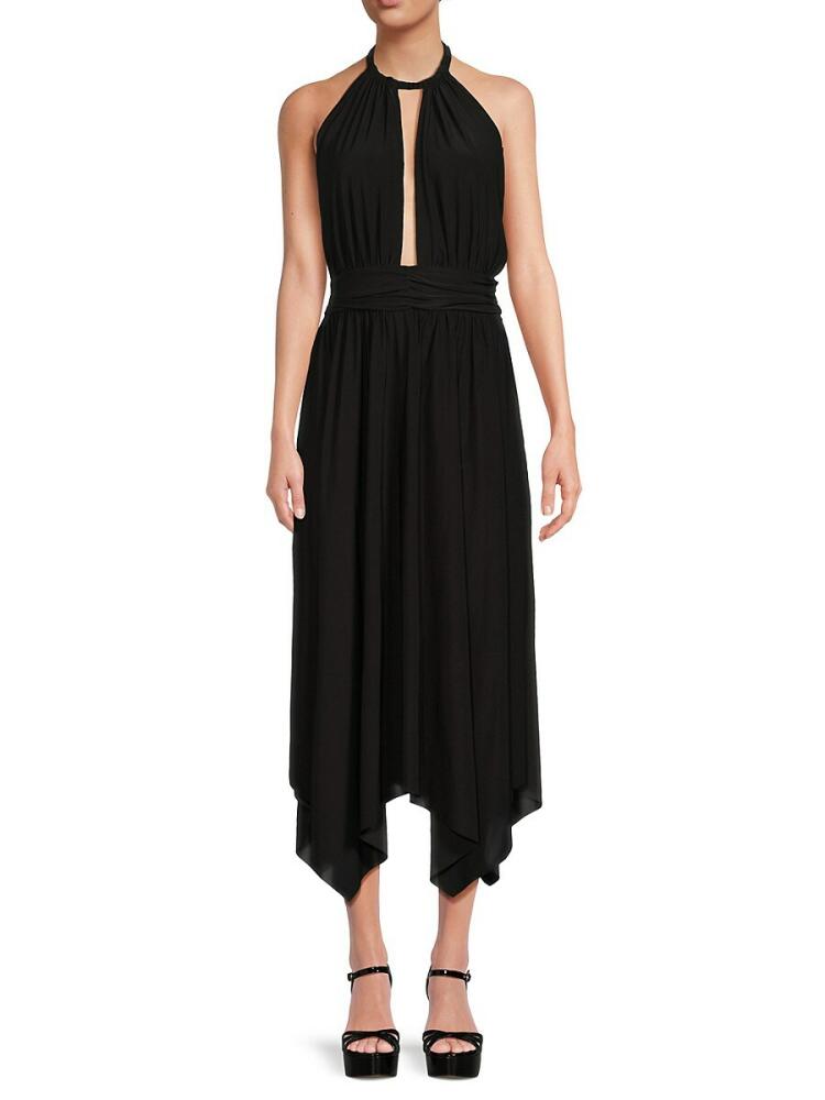 Misa Los Angeles Women's Carissa Midi Dress - Black Cover