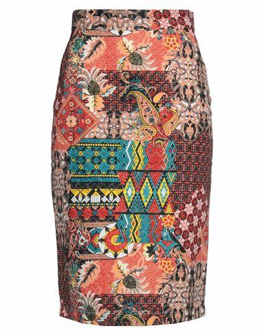 Connor & Blake Woman Midi skirt Red Viscose Cover