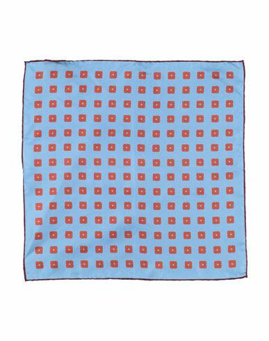 Franco Bassi Man Scarf Sky blue Silk Cover