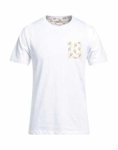 Stilosophy Man T-shirt White Cotton Cover