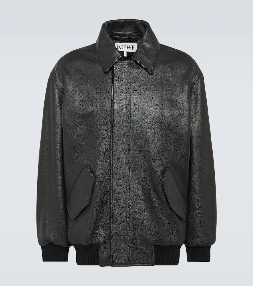 Loewe Leather bomber jacket Cover