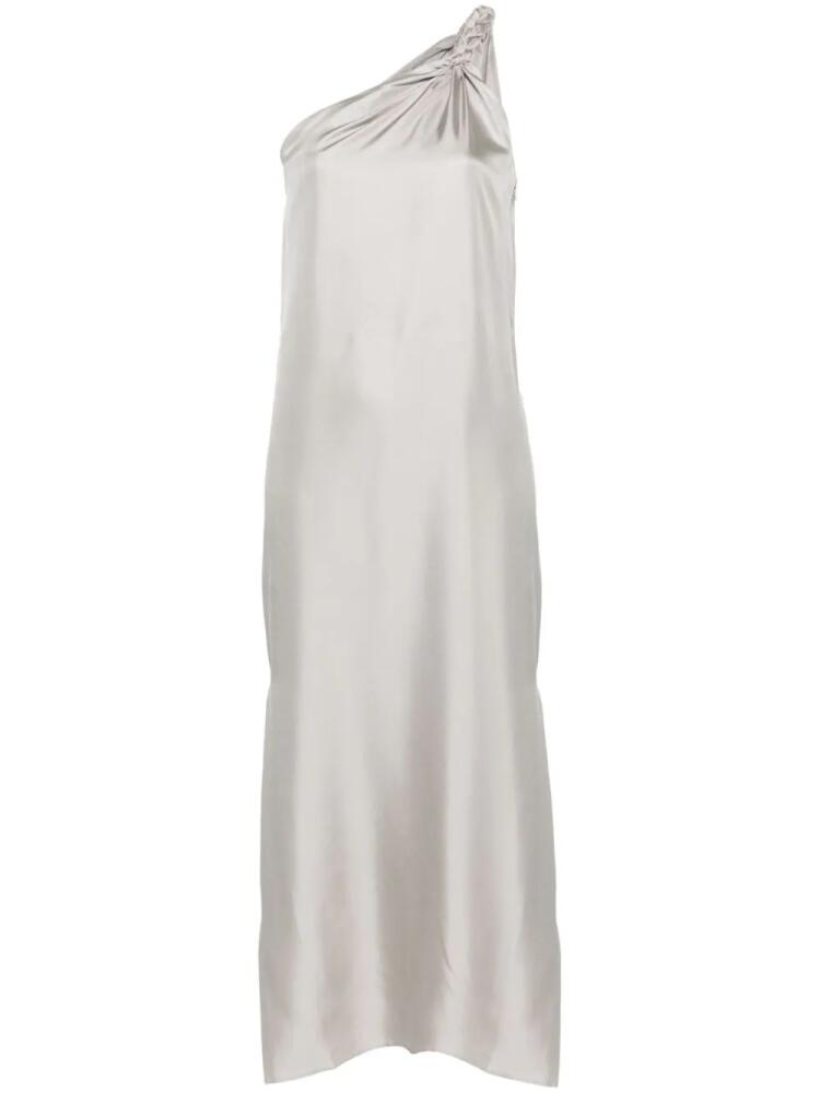 Loulou Studio Adela silk maxi dress - Grey Cover