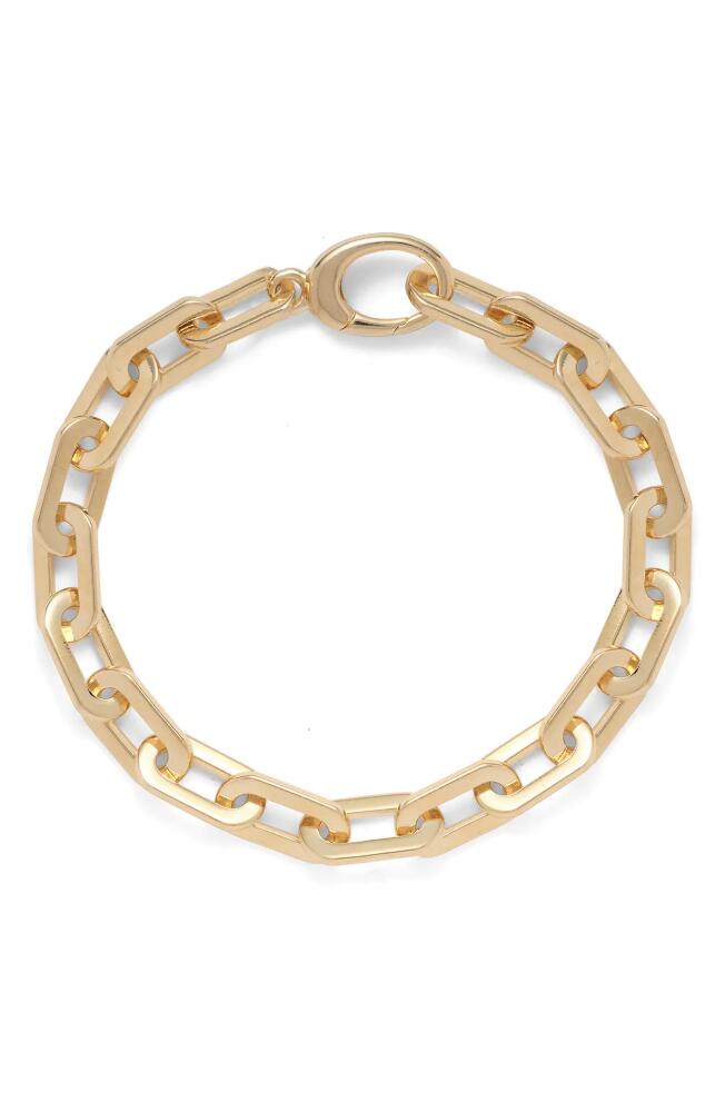 Lady Grey Octagon Chain Bracelet in Gold Cover