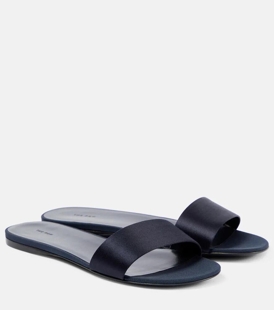 The Row Combo satin slides Cover