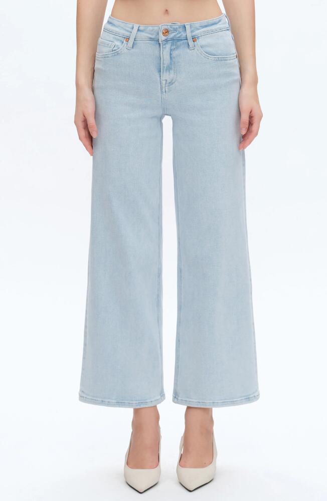 Bayeas Lisa Ankle Wide Leg Jeans in Wathet Cover