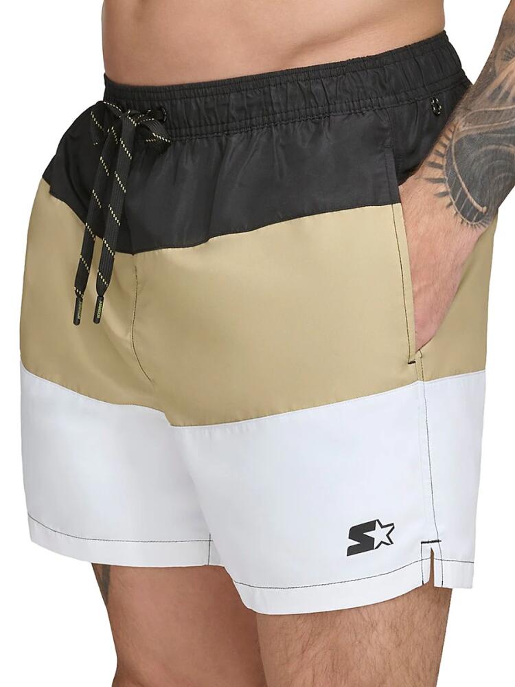 Men's Starter Colorblocked Volleyball Shorts - Black Cover